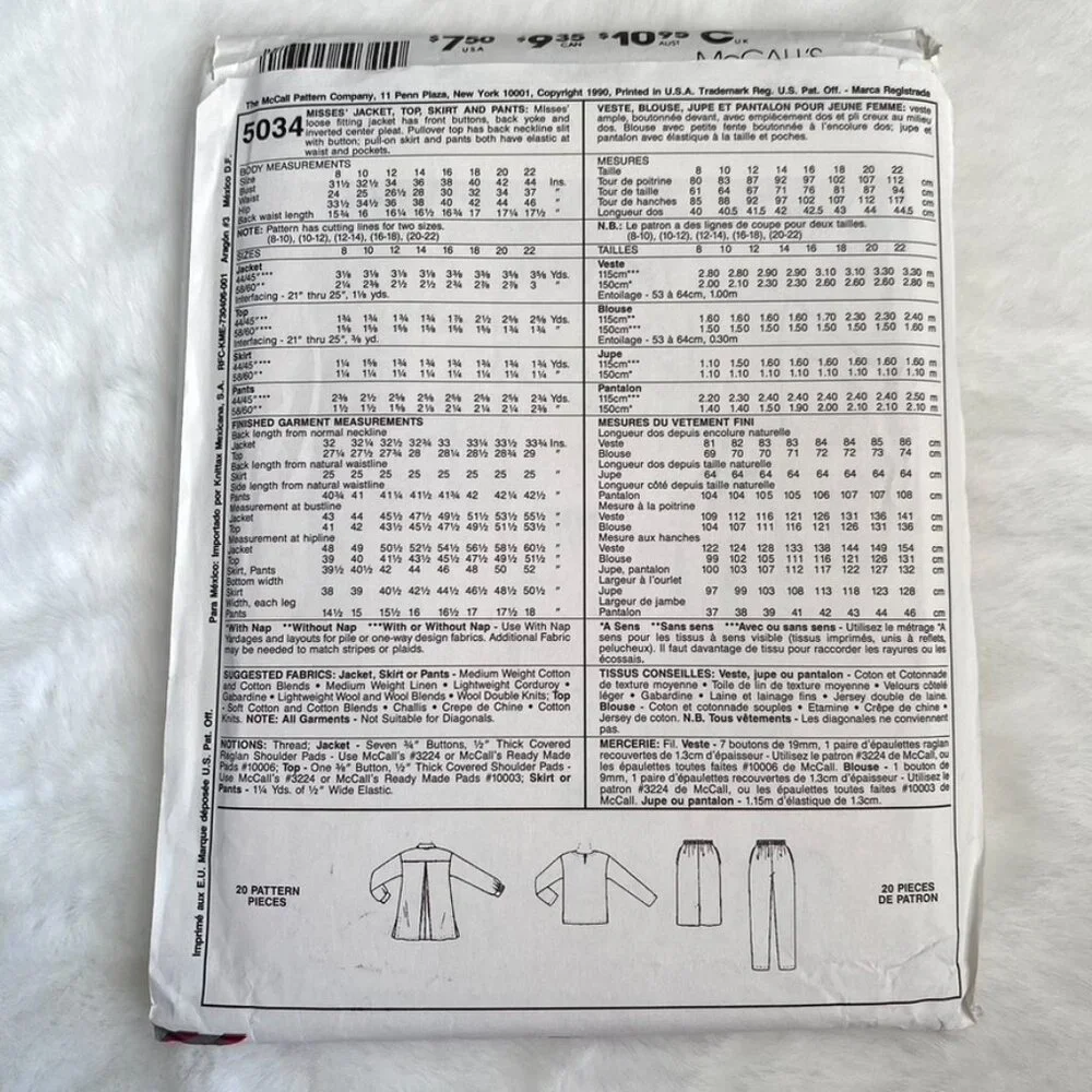 McCall's Sewing Pattern - Picture 2 of 2